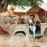 Jeep de la zona de África del Camping & Resort Sangulí Salou